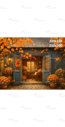 Tło fotograficzne Jesień, Drzwi J_186